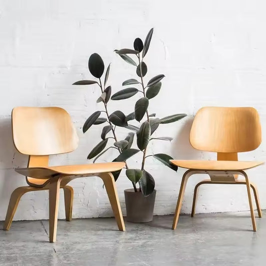 Mid-Century Plywood Lounge Chairs - Elegant Bentwood Design
